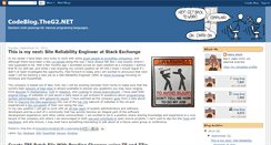 Desktop Screenshot of codeblog.theg2.net